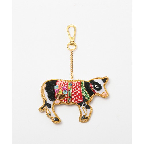 ザリ刺繍キーホルダー　アニマル