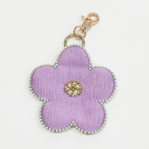 フラワーキーポーチ