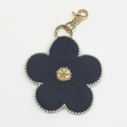 フラワーキーポーチ