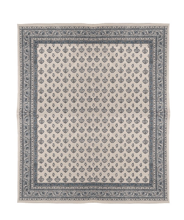 シャンブレーブロックプリント マルチカバー