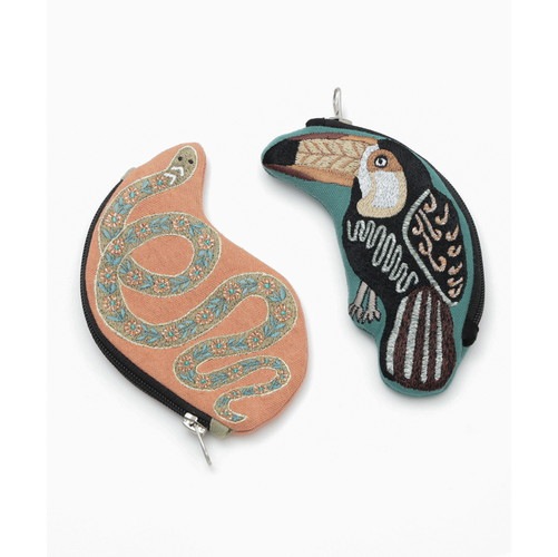 オニオオハシ刺繍ポーチ