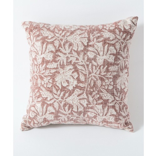 ブロック柄デジタルプリントクッション(中綿付)