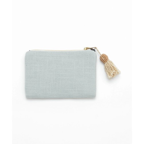 ヘビ刺繍ポーチ