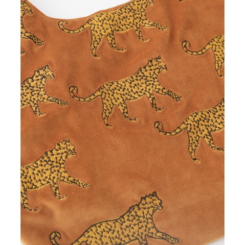 レオパード刺繍エプロンバッグ