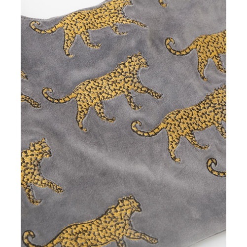 レオパード刺繍エプロンバッグ