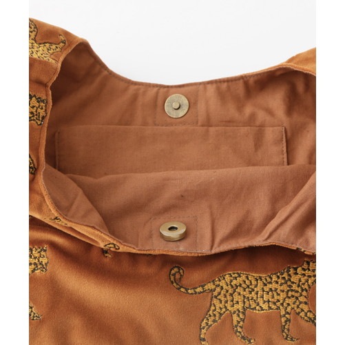 レオパード刺繍エプロンバッグ | FASHION GOODS,バッグ