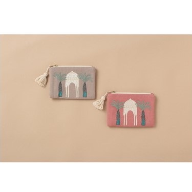 パラディソ刺繍ポーチ