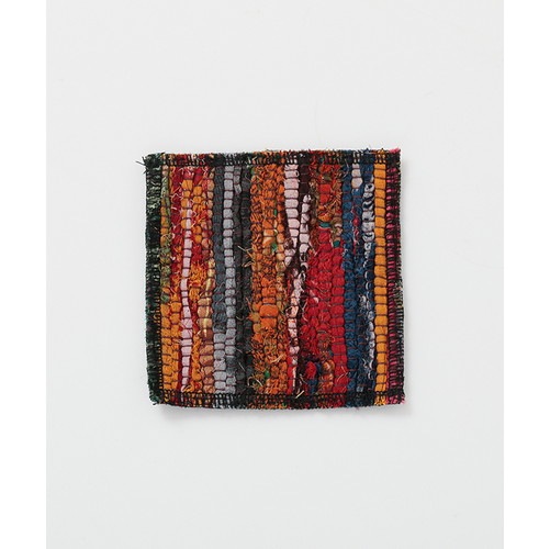 裂き織りコースター（色柄アソート）