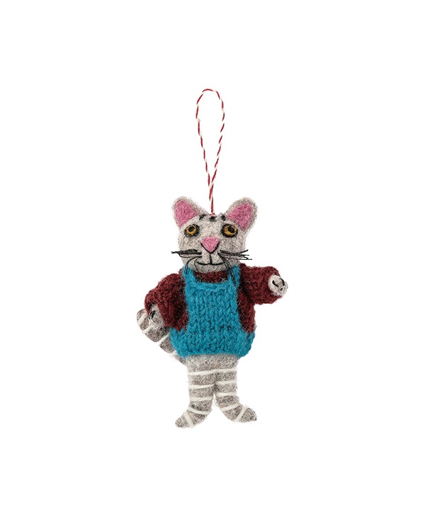 フェルトオーナメント ネコ