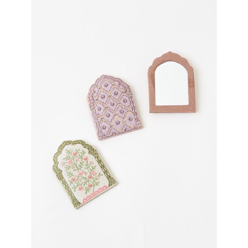 戸塚刺繍　八角形刺繍花柄ミラー 戸塚刺繍 八角形刺繍花柄ミラー 戸塚刺繍キット フレームキット