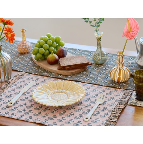 スラブコットンプリント コースター