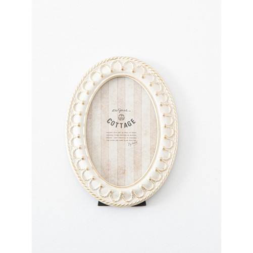 オーバルフォトフレーム(ホワイト)