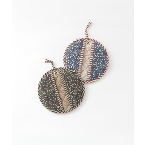 スラブコットンプリント ラウンドミトン