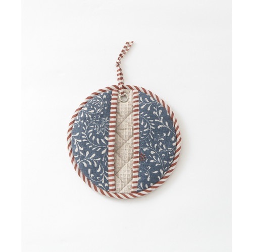 スラブコットンプリント ラウンドミトン