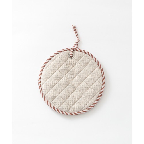 スラブコットンプリント ラウンドミトン