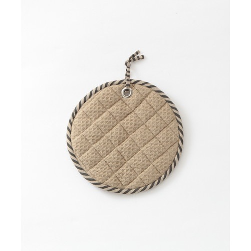 スラブコットンプリント ラウンドミトン