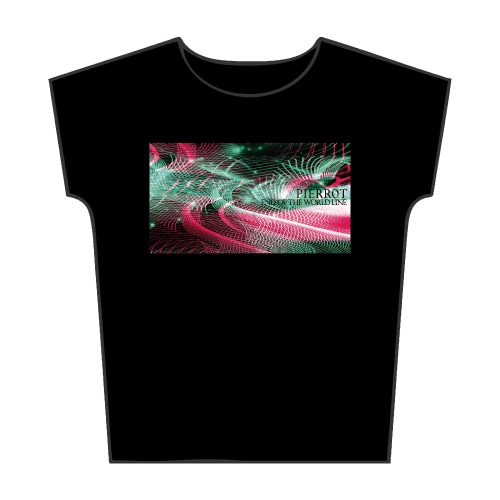 PIERROT/TシャツBLACK（ドルマン）