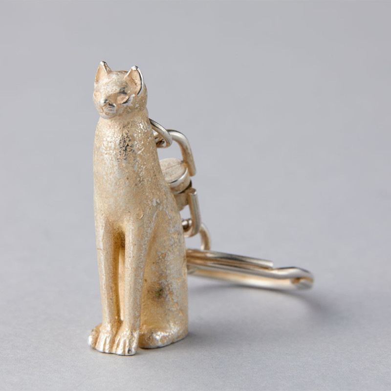 オリジナルキーホルダー_聖猫 古代銀｜アーティゾン美術館オンライン