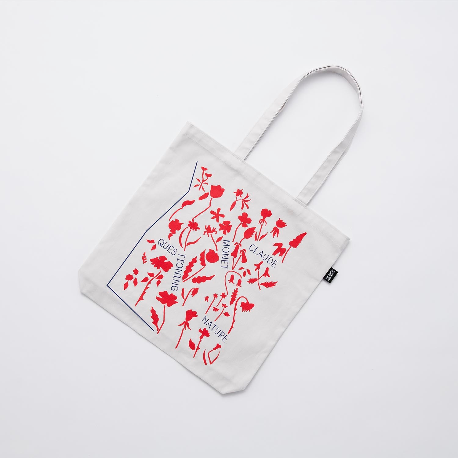 キャンバストートバッグ「モネ」展｜レッド｜アーティゾン美術館