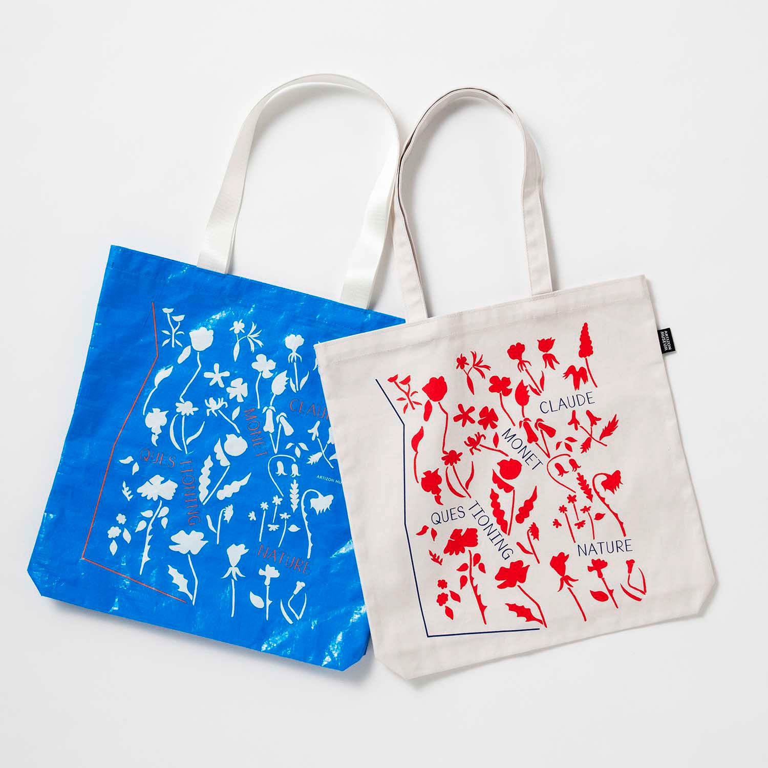 キャンバストートバッグ「モネ」展｜レッド｜アーティゾン美術館