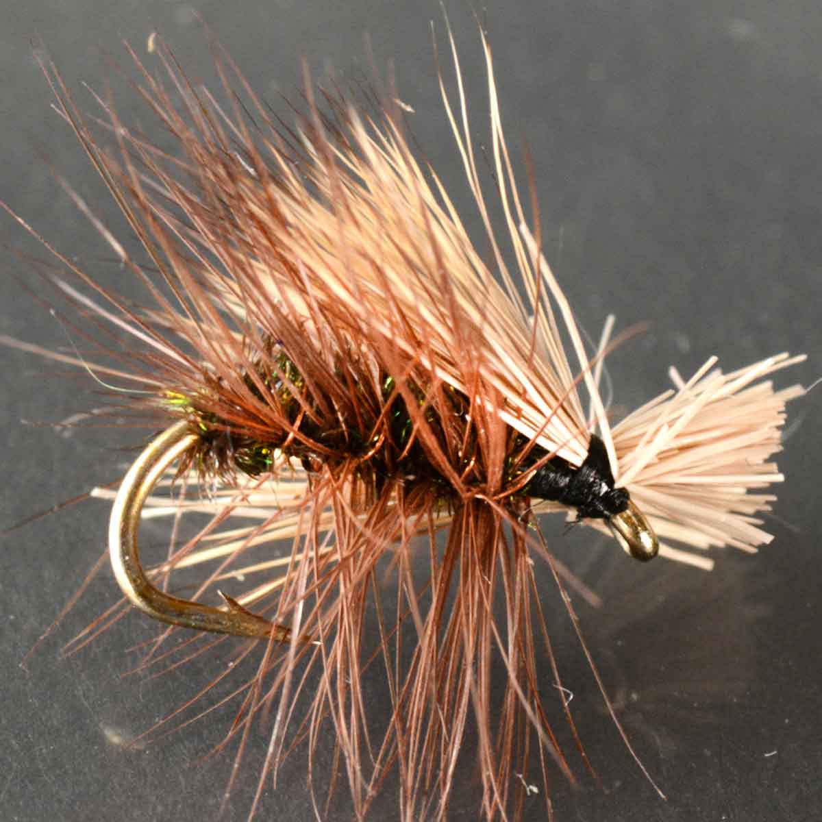 エルクヘア カディス ピーコック（#8～#18）（バーブレス/バーブド