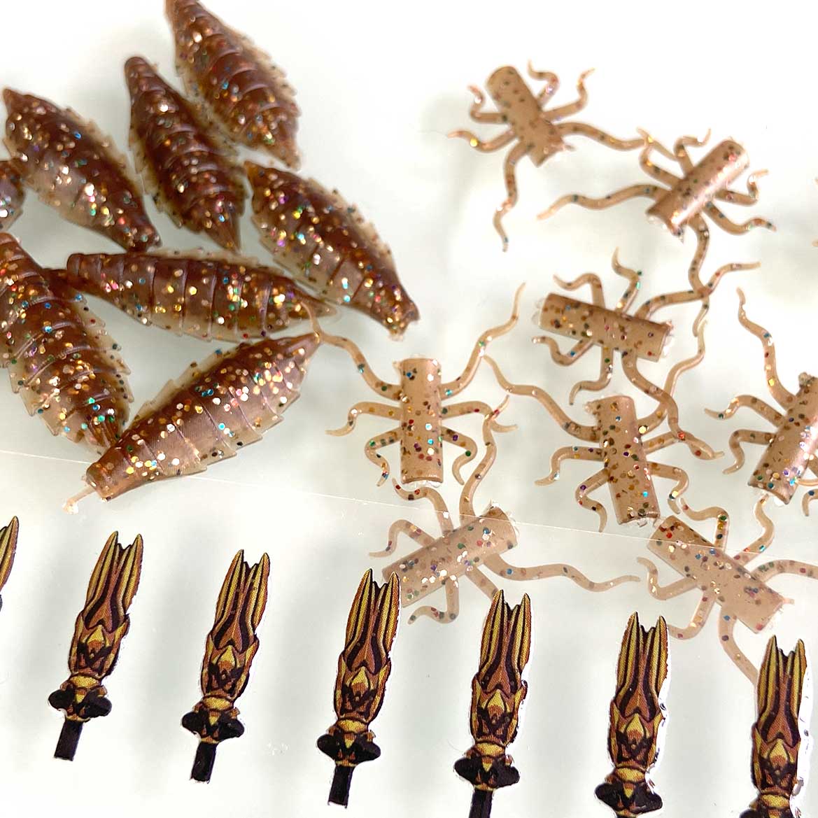 ヤゴ ドラゴンフライ ニンフ シリコン素材でリアルなニンフが作れる