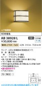コイズミ照明 和風ブラケット AB38928L 工事必要 屋内用 電球色
