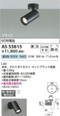 コイズミ照明 直付型スポットライト AS53815 工事必要