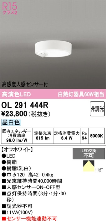 �����ǥ�å� �ⴶ�ٿʹ����󥵡��ե�����󥰥饤�� OL291444R ���� ��鿧 ��Ǯ��60W���� ����ɬ��