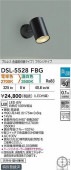 大光電機 直付用スポットライト 屋内用 色温度切替機能付 DSL5528FBG 工事必要