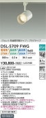 大光電機 ダクトレール用スポット DSL5709FWG 3色温度切替調光 白熱灯100W相当