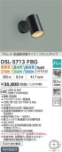 大光電機 スポットライト DSL5713FBG 3色温度切替調光 白熱灯100W相当 屋内用 工事必要