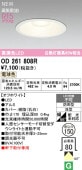 オーデリック 軒下用ベースダウン OD261808R Φ150 白熱灯60W相当 電球色 高演色 工事必要