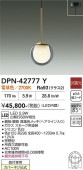 ����ŵ� ľ�եڥ����� DPN-42777Y ��Ǯ��60W���� �ŵ忧