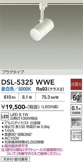 ����ŵ� �����ȥ졼���ѥ��ݥåȥ饤�� DSL5325WWE ��Ǯ��100W���� ����