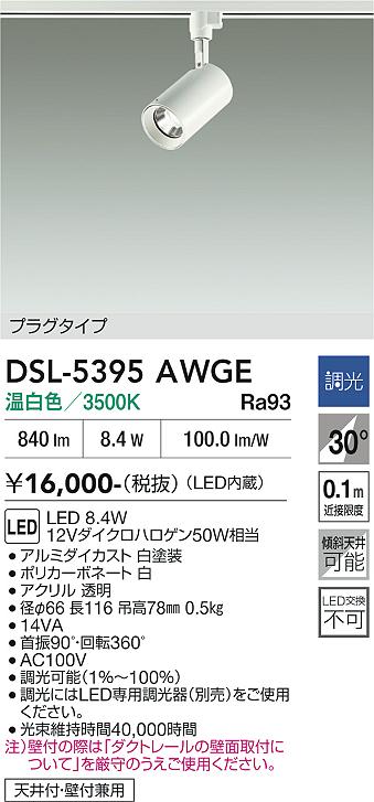 ����ŵ� �����ȥ졼���ѥ��ݥåȥ饤�� DSL5395AWGE 12V���ގ�����50W���� ���� Ĵ��