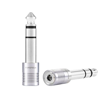 FURUTECH (�ե�ƥå�) F63-S (R) �إåɥۥ��Ѵ��ץ饰 (3.5mm�ߥˢ�6.3mmɸ��, �Ѵ����ե�åȥ�����, ���������å�����)
