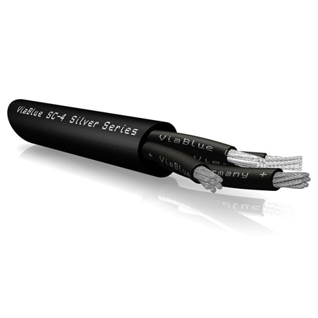 VIABLUE (�������֥롼) SC-4 SILVER ���ԡ����������֥� �ڤ�����4��, 11AWG