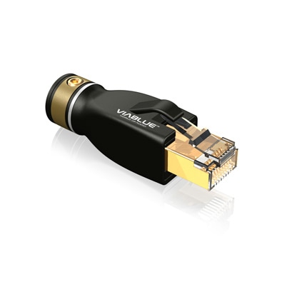 VIABLUE (�������֥롼) T6s High-End RJ-45�ץ饰��CAT6A, 1�ڥ� (2����)