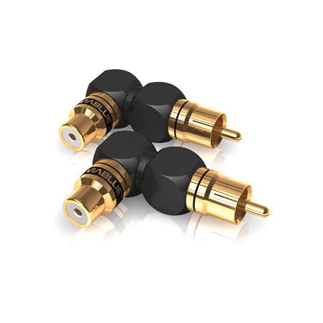 VIABLUE（ヴィアブルー）XS ADAPTER RCA 90° XL ハイエンド変換プラグ