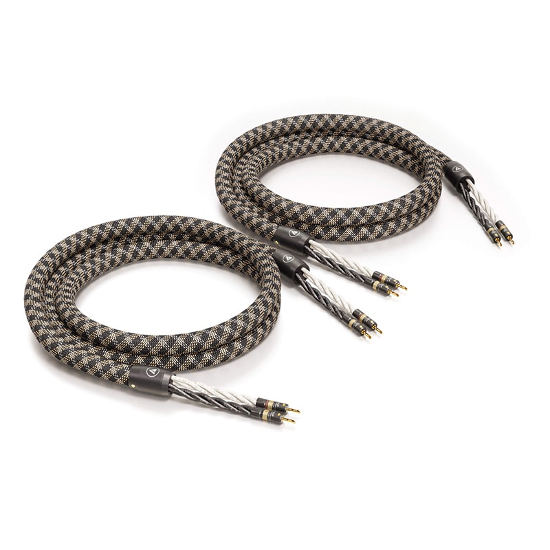 VIABLUE SC-6 AIR SILVER SINGLE-WIRE WITH BANANA PLUGS
