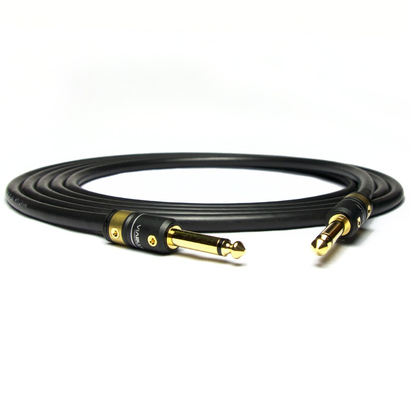 VIABLUE (֥롼) NF-A7 3ťɥ֥1/4&quot; (6.3mm) Υ (TS) եART Custom Cable