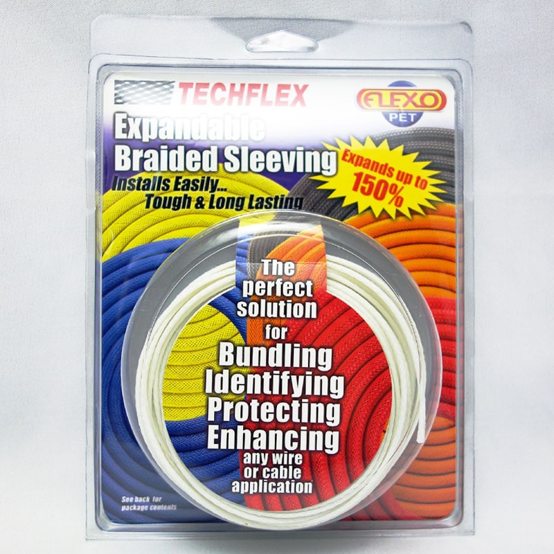 Techflex (�ƥå��ե�å���) Flexo PET ��å��她�꡼�� 3/8"/25ft/��