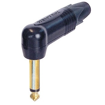 Neutrik (�Υ��ȥ�å�) NP2RX-B 1/4" (6.3mm) ��Υ�� (TS) L���ե�����ץ饰