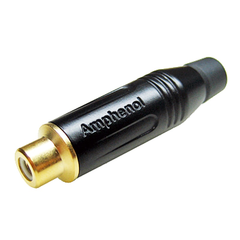 Amphenol (����ե��Ρ���) ACJR-BLK RCA����å� (�᥹)