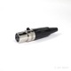Amphenol�ʥ���ե��Ρ����AG3F Mini XLR���ͥ����� (3pin, �᥹)
