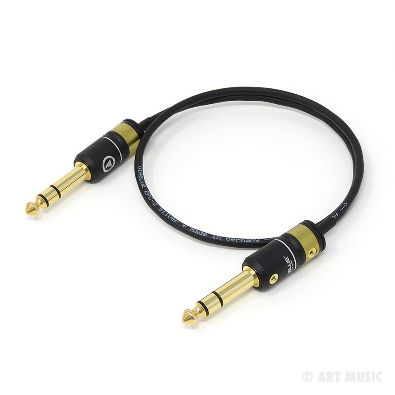 VIABLUE (�������֥롼) EPC-2 Silver �ϥ������ �إåɥե��󥱡��֥� (3.5mm, 6.3mm, Mini XLR)��ART Custom Cable��