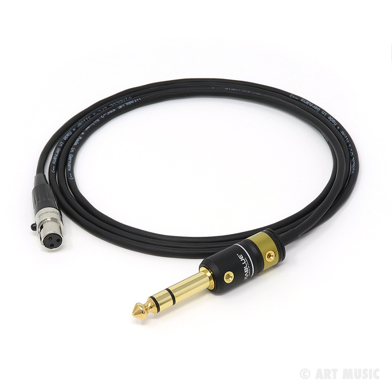 VIABLUE (�������֥롼) EPC-2 Silver �ϥ������ �إåɥե��󥱡��֥� (3.5mm, 6.3mm, Mini XLR)��ART Custom Cable��