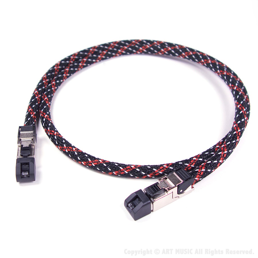 VIABLUE EP-7 LAN/ETHERNET�����֥� w/Telegartner MFP8 (ǲ����, 10GBASE-T�б�)��ART Custom Cable��
