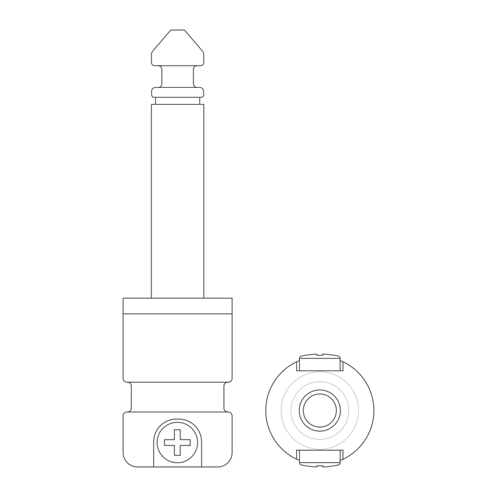 SquarePlug SPS4 6.35mm�ե�����ץ饰�ʥ����֥�¡�4.6mm��